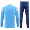 Olympique de Marseille Trainings Sweatshirt Quarter-zip 2023-24 Blauwe - Kids